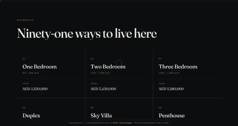 Alvenar Residences — Ninety-one residences