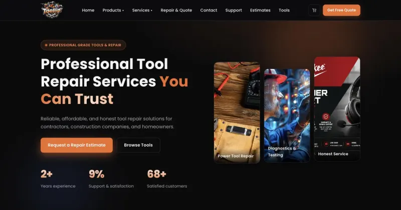 Toollip — project screen