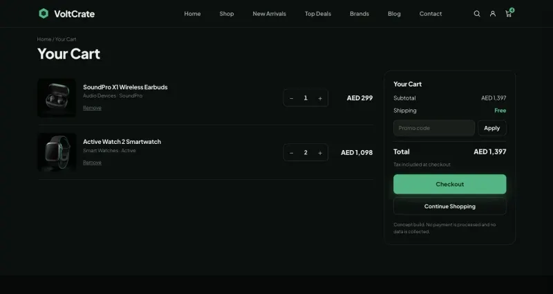 VoltCrate — A cart that remembers