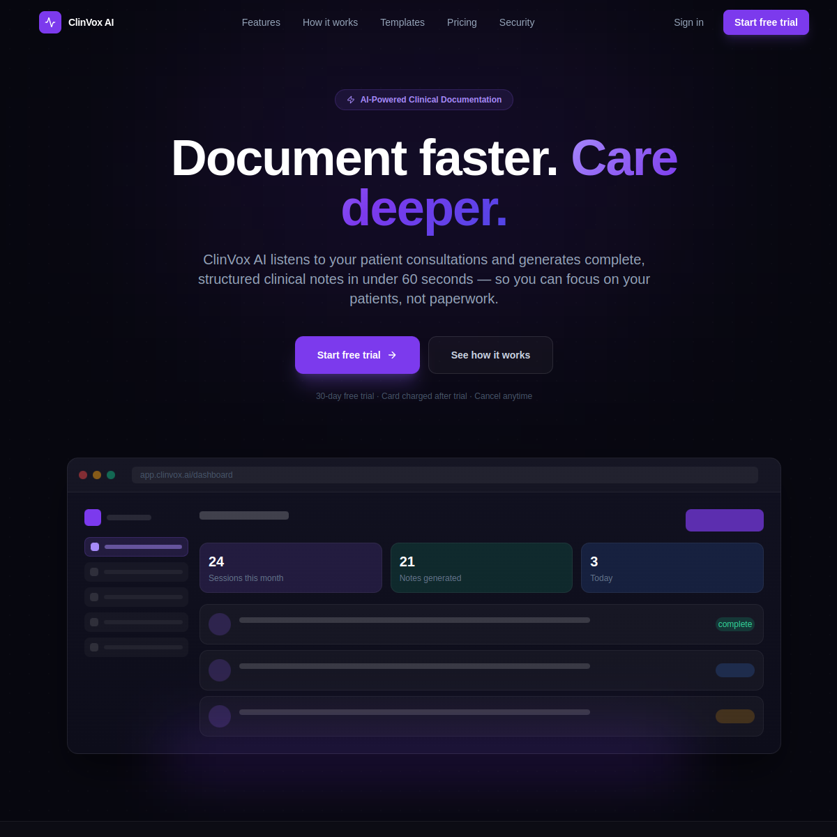 ClinVox AI