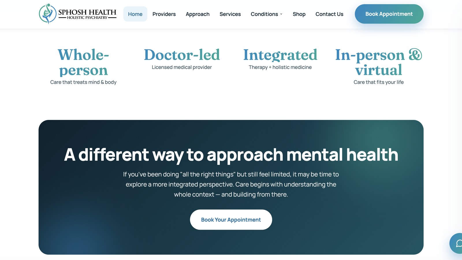 Whole-person approach — Sphosh Health